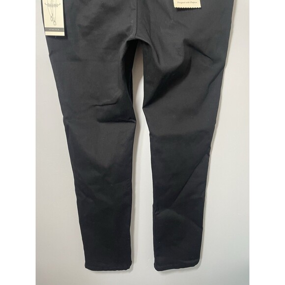 Scott James Slim Fit Stretch Pants Men's 36x32 5-Pocket SJP-94248-Blk Black - Picture 6 of 16